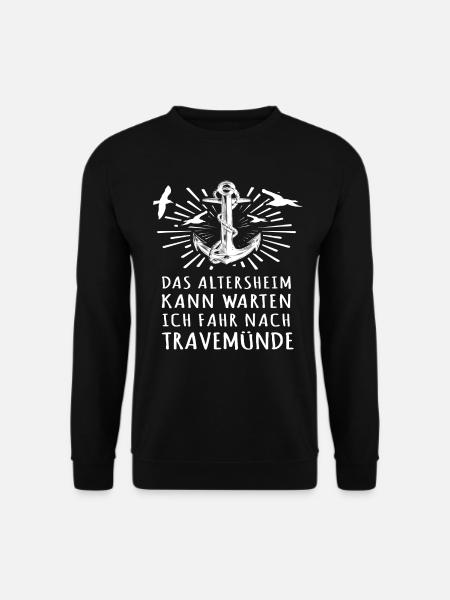 Travemünde - Unisex Pullover - Schwarz