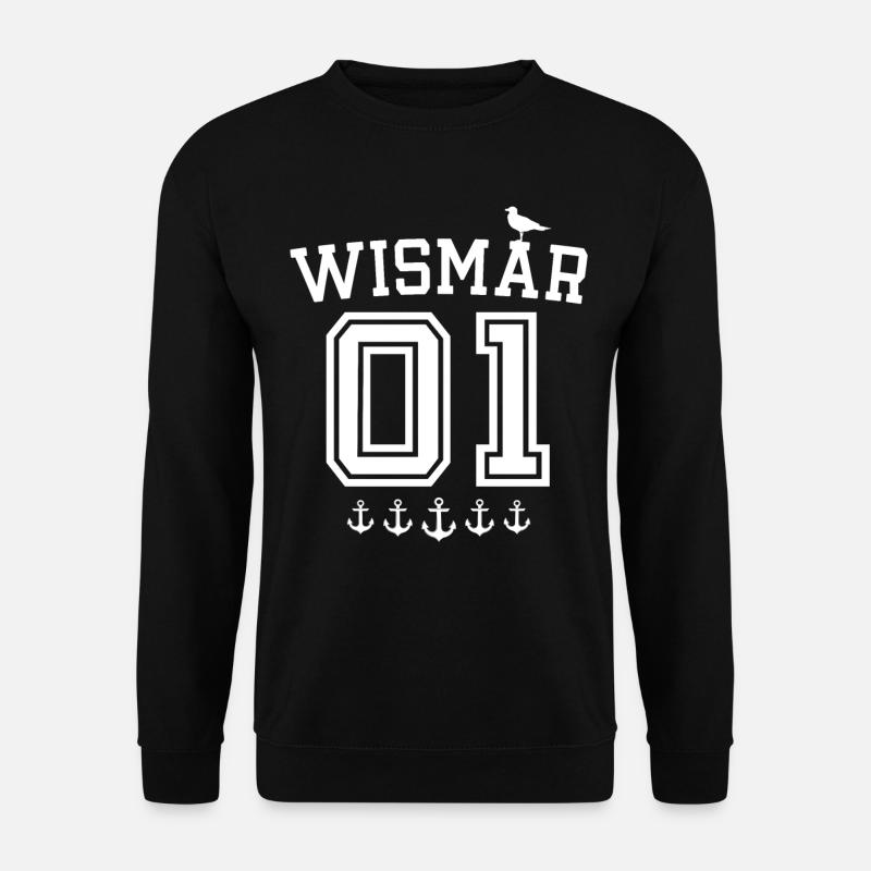 Wismar Ostsee Souvenir - Unisex Pullover - Schwarz