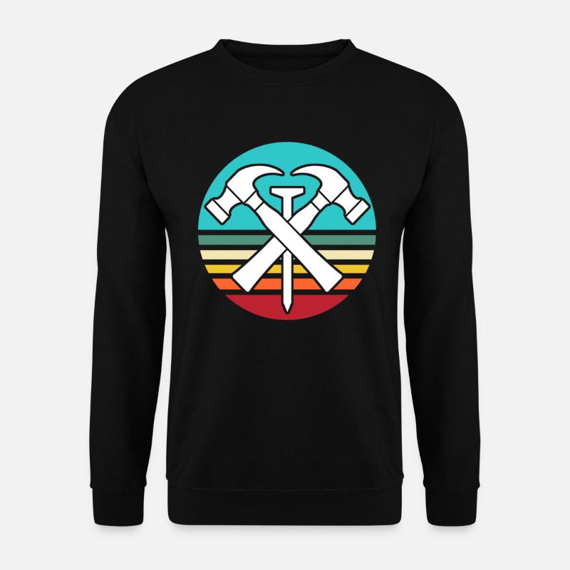 Roofing motif roofing ceilings - Unisex Sweatshirt - black