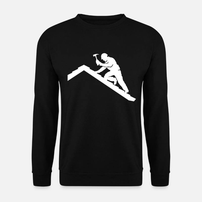 Roofing motif roofing ceilings - Unisex Sweatshirt - black