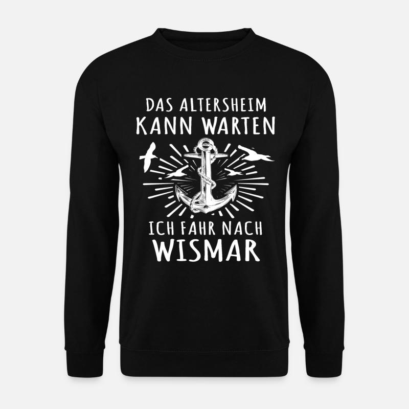 Wismar - Unisex Pullover - Schwarz