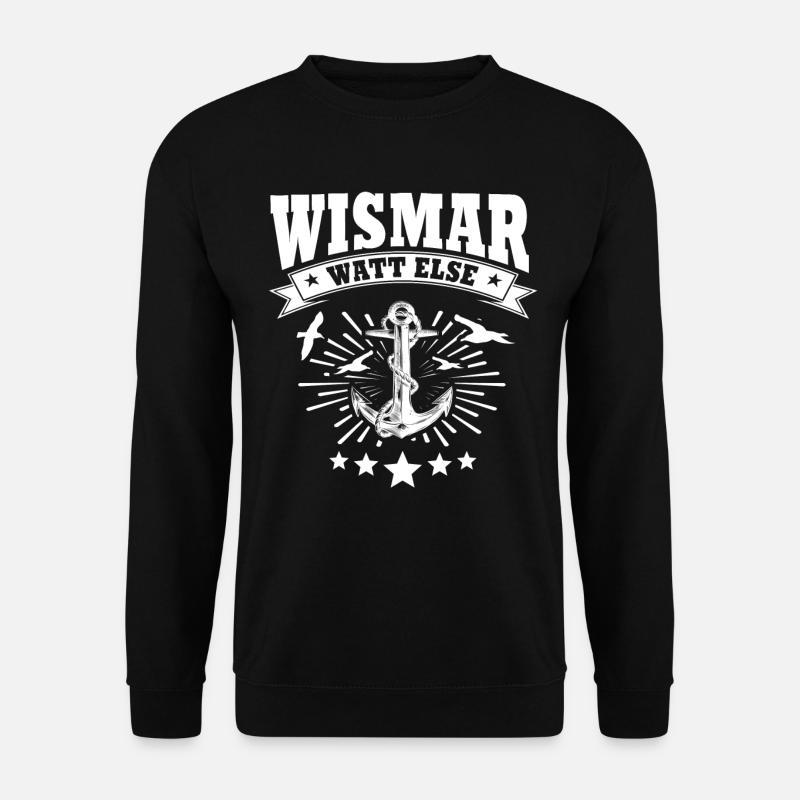 Wismar - Unisex Pullover - Schwarz