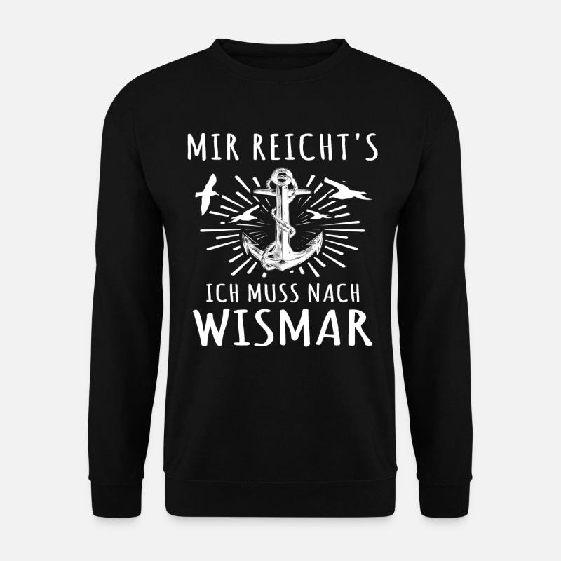 Wismar - Unisex Pullover - Schwarz