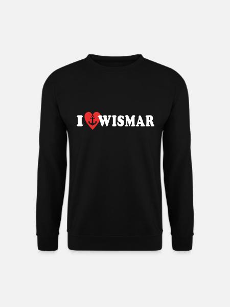 J’aime Wismar - Sweat-shirt Unisexe - noir