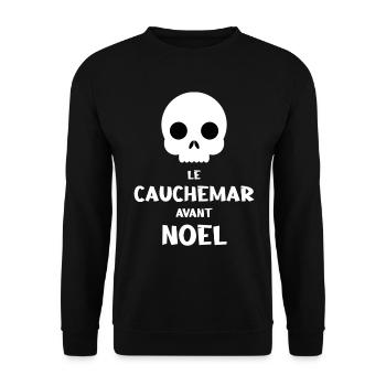 Le cauchemar avant le Noël - Sweat-shirt Unisexe - noir - Devant - Alina (178cm) & Michal (187cm)