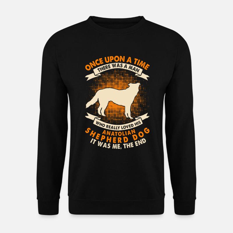 Einmal - Anatolischer Schäferhund - Unisex Pullover - Schwarz