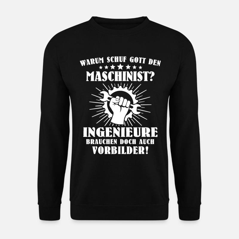 Maschinist - Unisex Pullover - Schwarz