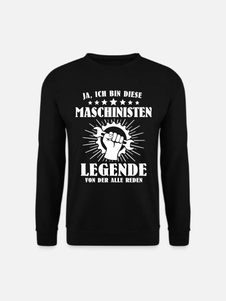 Maschinist - Unisex Pullover - Schwarz