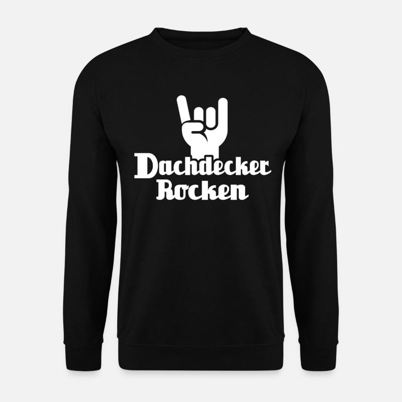 Dachdecker Dachspengler Dachklempner - Unisex Pullover - Schwarz