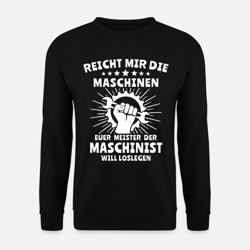 Maschinist - Unisex Pullover - Schwarz