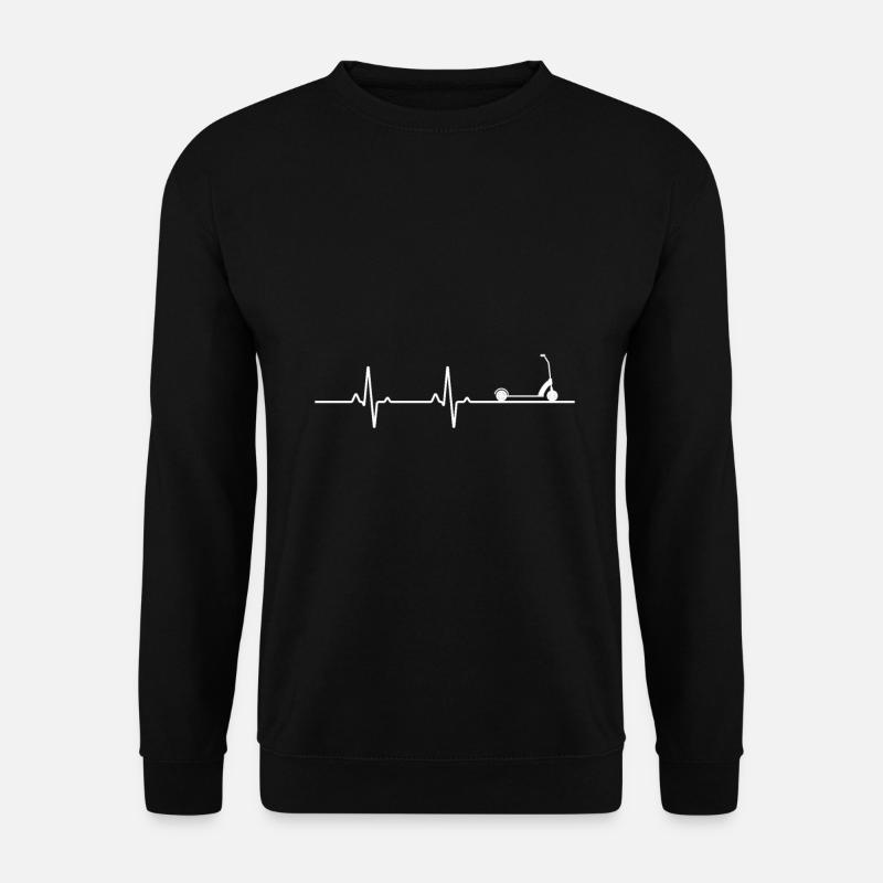 Scooter stunts Herzschläge - Unisex Pullover - Schwarz
