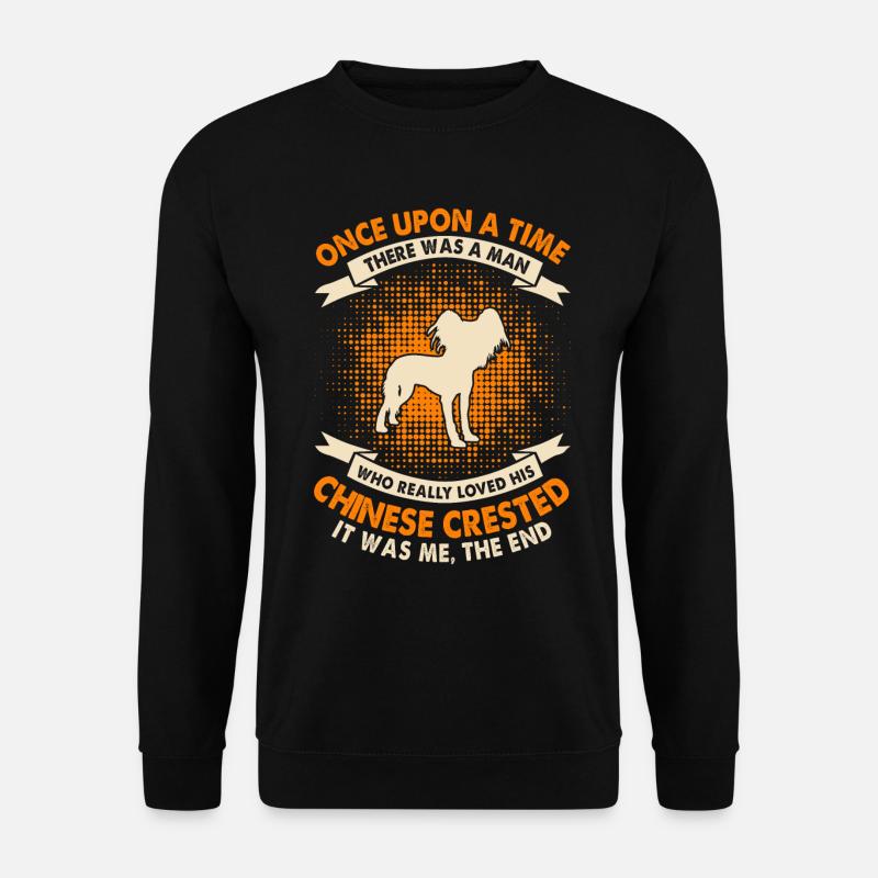 Once - Chinese Crested - Unisex Sweatshirt - black
