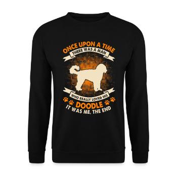 Il était une fois - griffonnages - Sweat-shirt Unisexe - noir - Devant - Alina (178cm) & Michal (187cm)