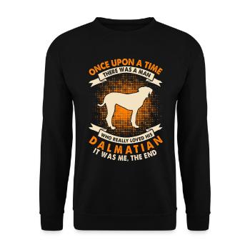 Il était une fois - Dalmatiens - Sweat-shirt Unisexe - noir - Devant - Alina (178cm) & Michal (187cm)