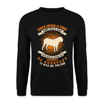 Once Upon a Time - Hundegelte De Bordeaux - Unisex Sweatshirt - black - Front - Alina (178cm) & Michal (187cm)