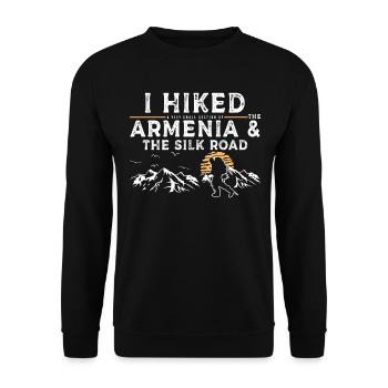 Randonnée - L’Arménie et la Route de la Soie - Sweat-shirt Unisexe - noir - Devant - Alina (178cm) & Michal (187cm)