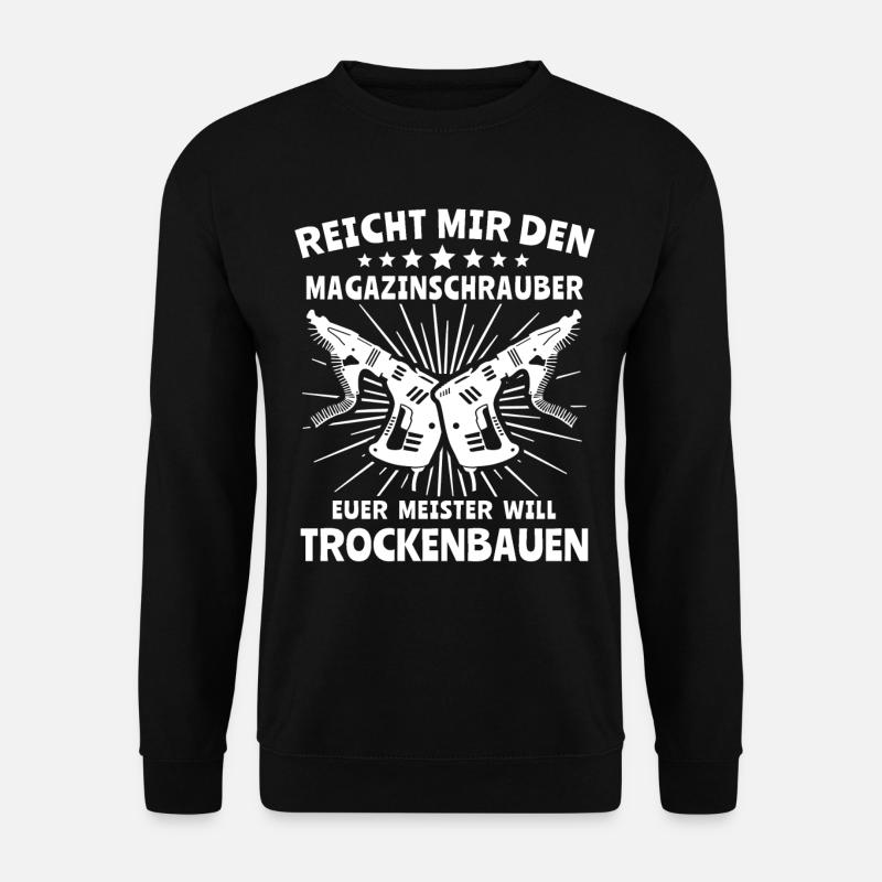 Trockenbauer - Unisex Pullover - Schwarz