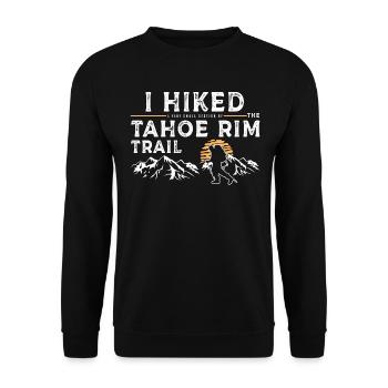 Randonnée pédestre - Tahoe Rim Trails - Sweat-shirt Unisexe - noir - Devant - Alina (178cm) & Michal (187cm)