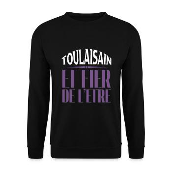 Toulousaine et fière de l'être - Sweat-shirt Unisexe - noir - Devant - Alina (178cm) & Michal (187cm)