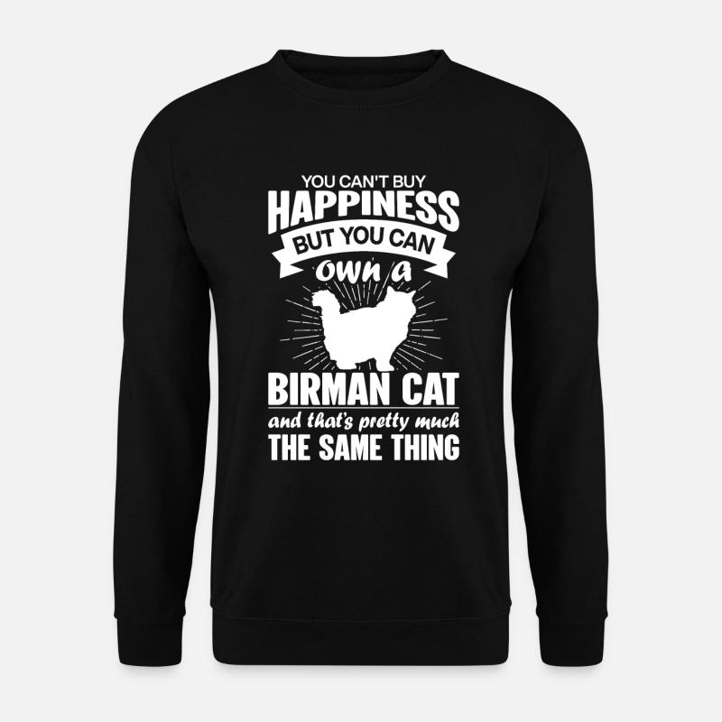 Peut acheter un chat birman - Sweat-shirt Unisexe - noir