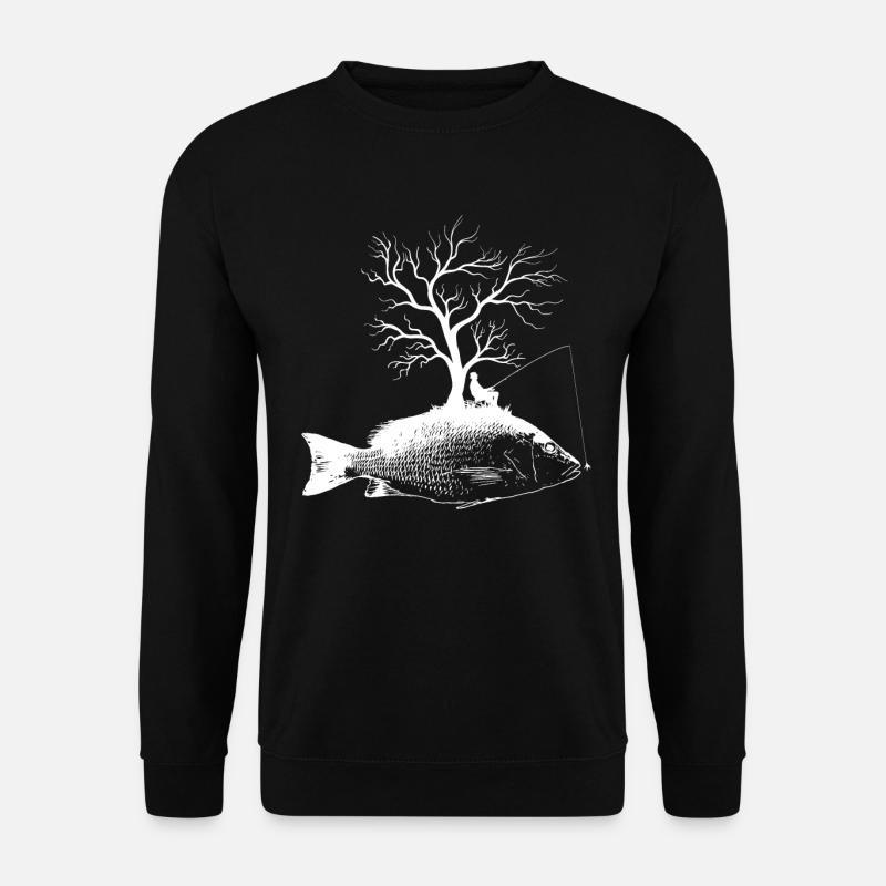 Arbre graphique - Sébaste de poisson - Sweat-shirt Unisexe - noir