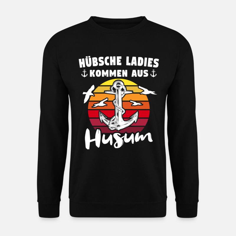 Husum Souvenir Husumer - Unisex Pullover - Schwarz
