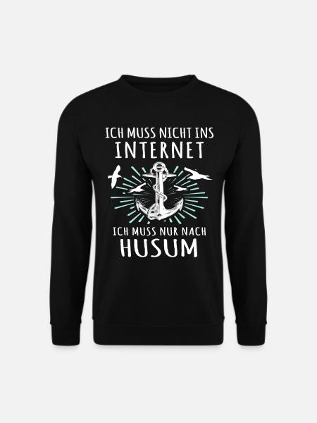 Husum Souvenir Husumer - Unisex Pullover - Schwarz