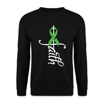 Sensitization of Bänderkidney disease - Unisex Sweatshirt - black - Front - Alina (178cm) & Michal (187cm)
