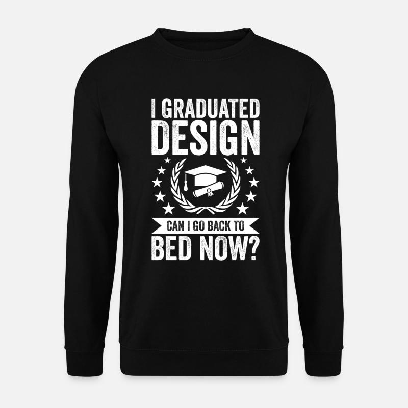 I studied design - Unisex Sweatshirt - black