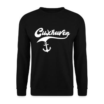 Cuxhaven Sprüche Cuxhavener Souvenir - Unisex Pullover - Schwarz - Vorne - Alina (178cm) & Michal (187cm)