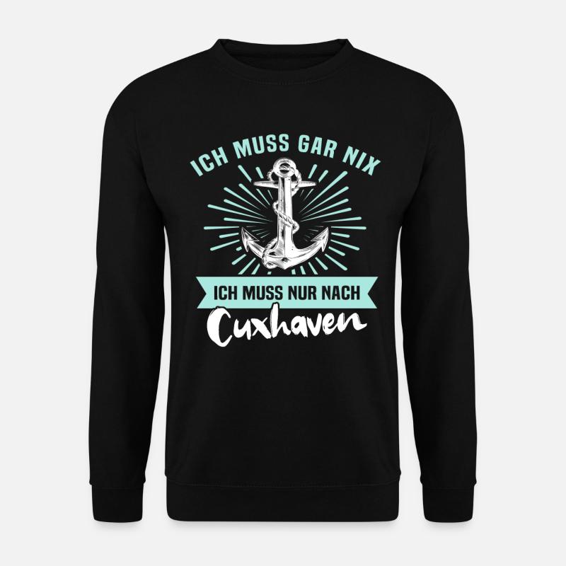 Cuxhaven Nordsee Cuxhavener - Unisex Pullover - Schwarz