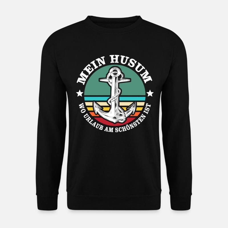 Husum Souvenir Husumer - Unisex Pullover - Schwarz