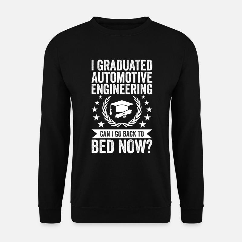 I studied Automotive Engineering - Unisex Sweatshirt - black