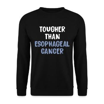 Harder Than Esophageal Cancer - Unisex Sweatshirt - black - Front - Alina (178cm) & Michal (187cm)