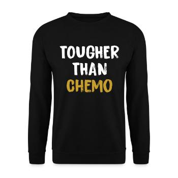Härter Als Chemotroschenkrebs - Unisex Pullover - Schwarz - Vorne - Alina (178cm) & Michal (187cm)
