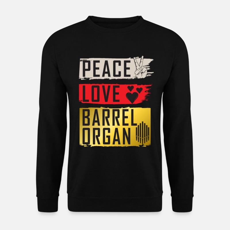 Joueurs d’instruments de musique d’orgue de barbarie - Sweat-shirt Unisexe - noir