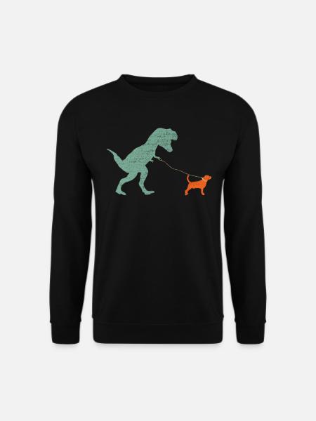 Vintage T-Rex - Unisex Pullover - Schwarz