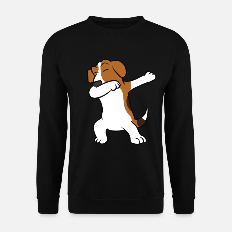 Beagle - Dab, dabbing, dancing - Unisex Sweatshirt - black