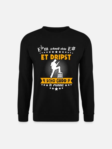 Musiker Saarland Ebm E# Saarländisch - Unisex Pullover - Schwarz