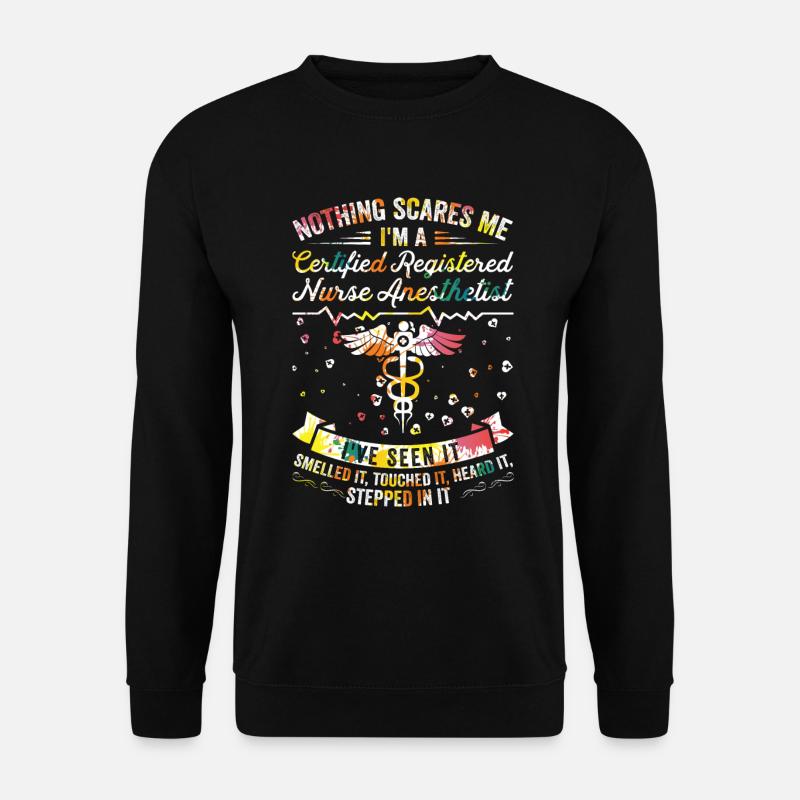 Nothing scares me - Crna - Unisex Sweatshirt - black