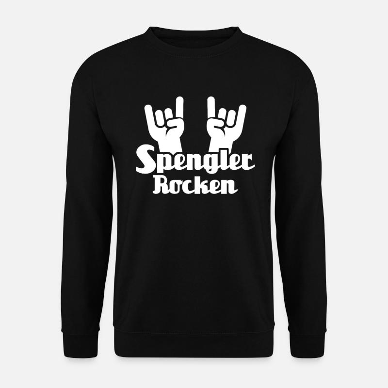 Spengler Sprüche Bauspengler - Unisex Pullover - Schwarz