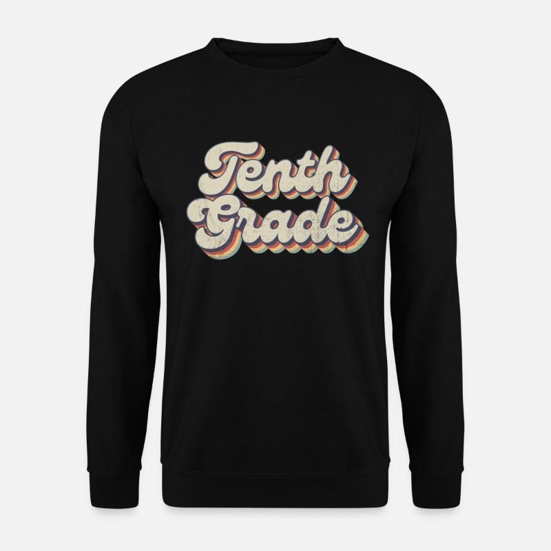 Boho Rainbow - Tenth Grade Teacher - Unisex Sweatshirt - black