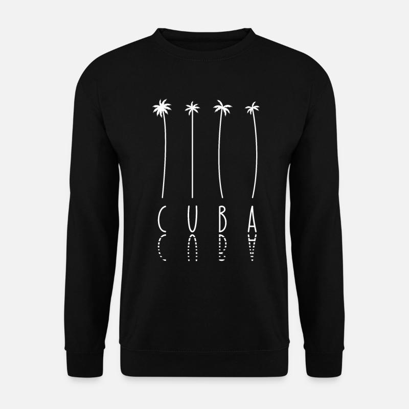Palmenurlaub - Insel Kuba - Unisex Pullover - Schwarz