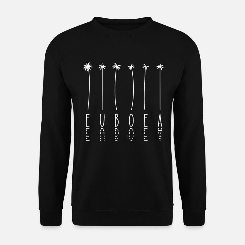 Palm - island Greece Euboea - Unisex Sweatshirt - black