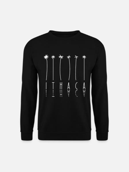 Palm - Île Grèce Ithaque - Sweat-shirt Unisexe - noir