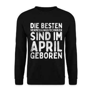 Vermessungstechniker Landvermesser Tolle - Unisex Pullover - Schwarz - Vorne - Alina (178cm) & Michal (187cm)