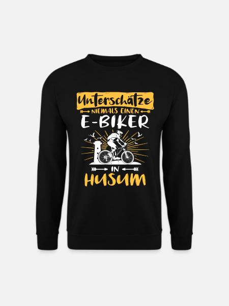 Husum Ebike Husumer Ebiker - Unisex Pullover - Schwarz