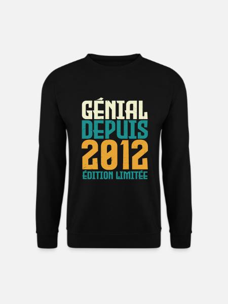 Génial depuis 2012 - Sweat-shirt Unisexe - noir