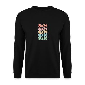Vintage 70s Hippie Morocco City - Rétro Salé - Sweat-shirt Unisexe - noir - Devant - Alina (178cm) & Michal (187cm)