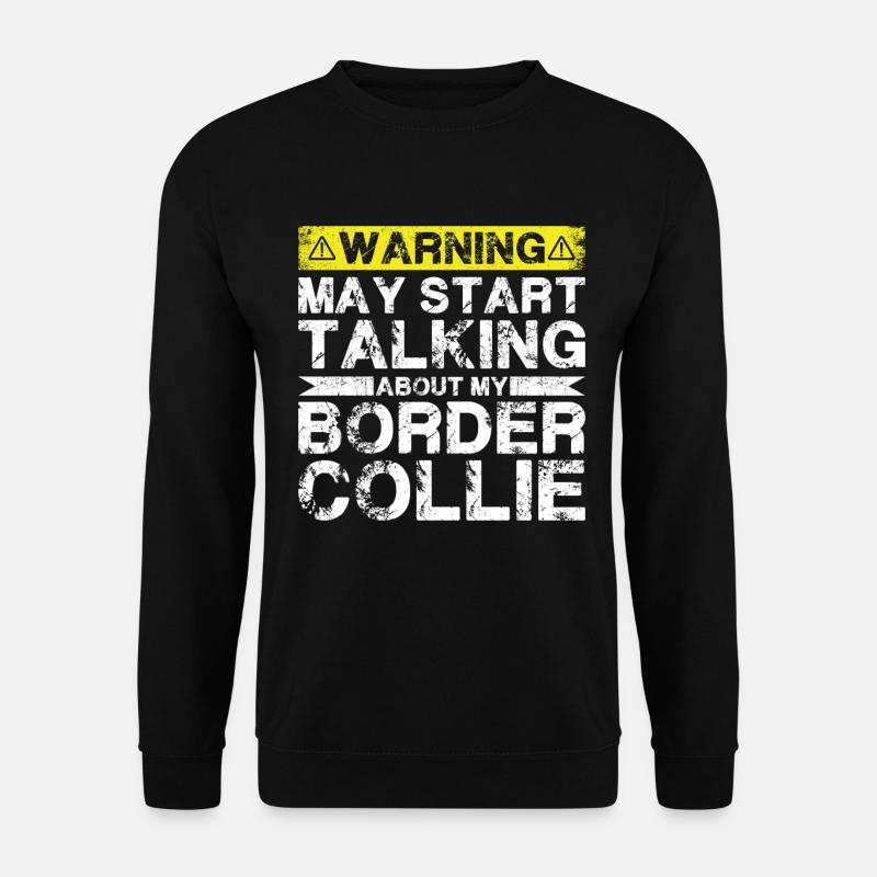 Apropos Border-Collie - Unisex Pullover - Schwarz